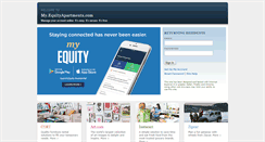Desktop Screenshot of my1.equityapartments.com