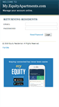 Mobile Screenshot of my1.equityapartments.com